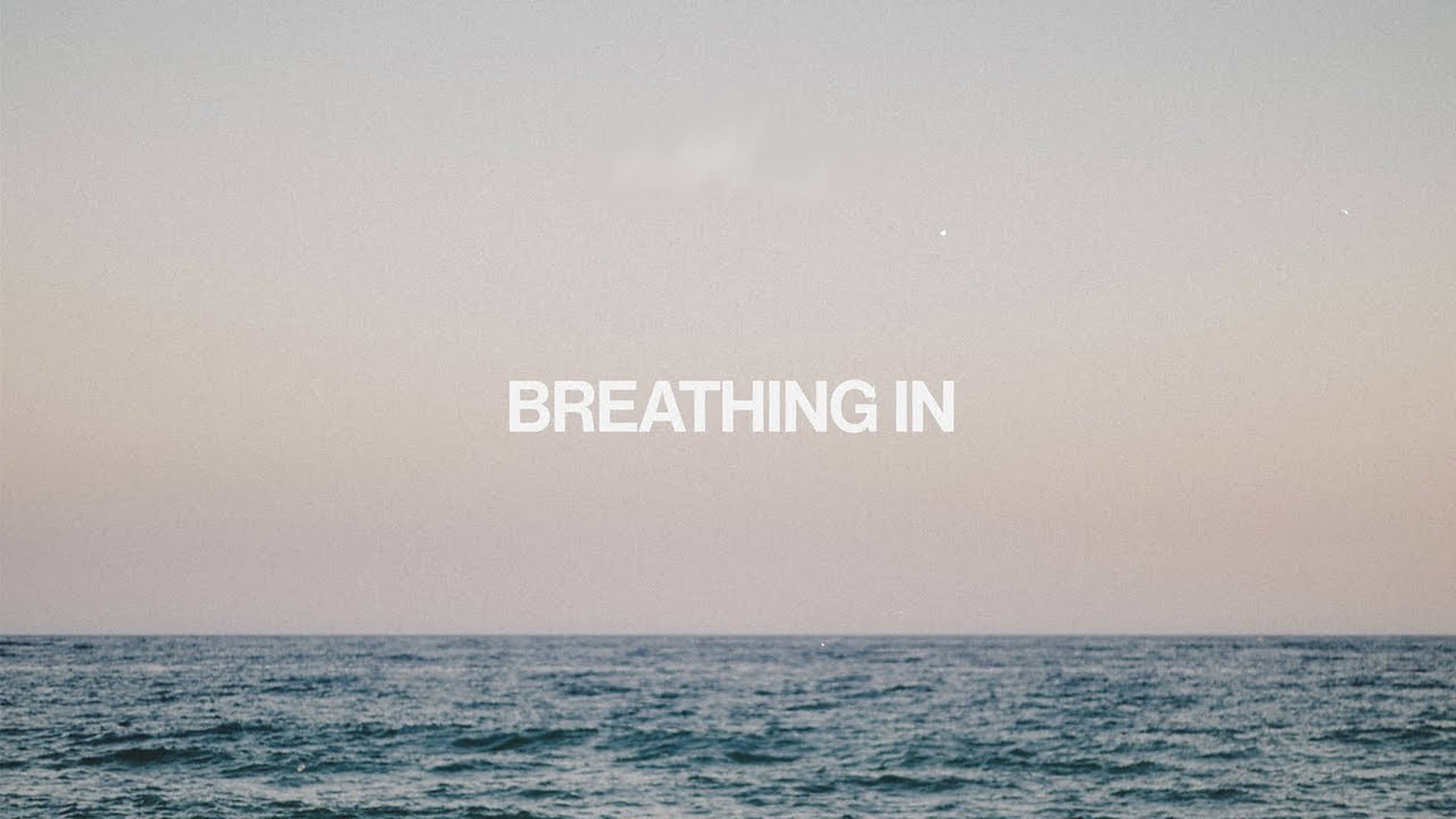 Breathing In Ocean Wallpaper