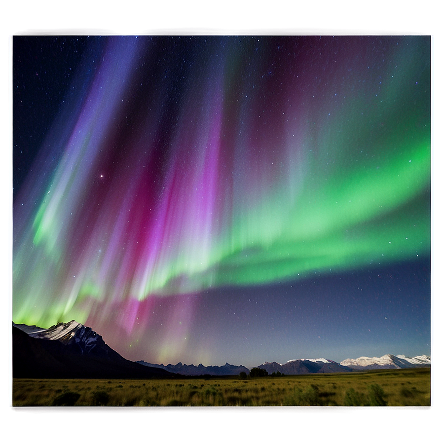 Breathtaking Aurora Landscape Png 6 PNG