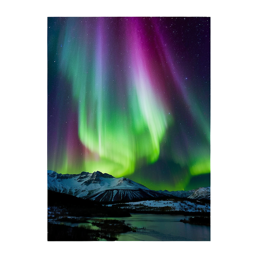 Breathtaking Aurora Landscape Png 79 PNG