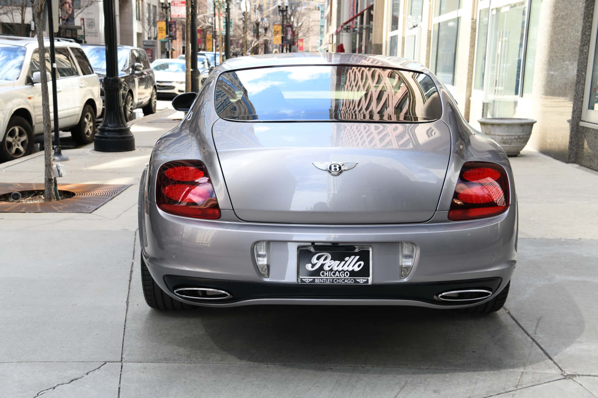 Breathtaking Bentley Continental Supersports With An Artistic Nature Backdrop Wallpaper