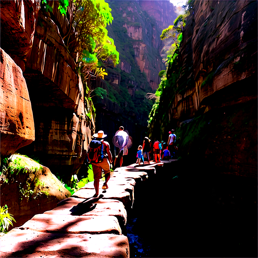 Breathtaking Canyon Walk Png 20 PNG