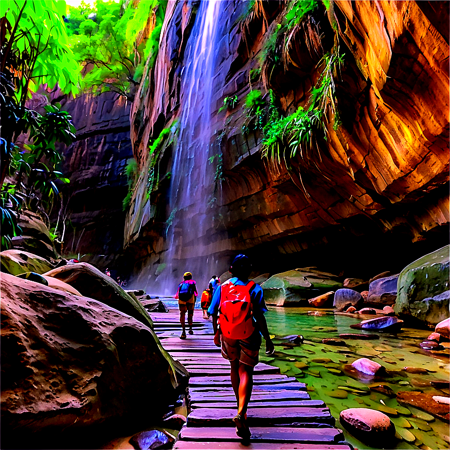 Breathtaking Canyon Walk Png 30 PNG