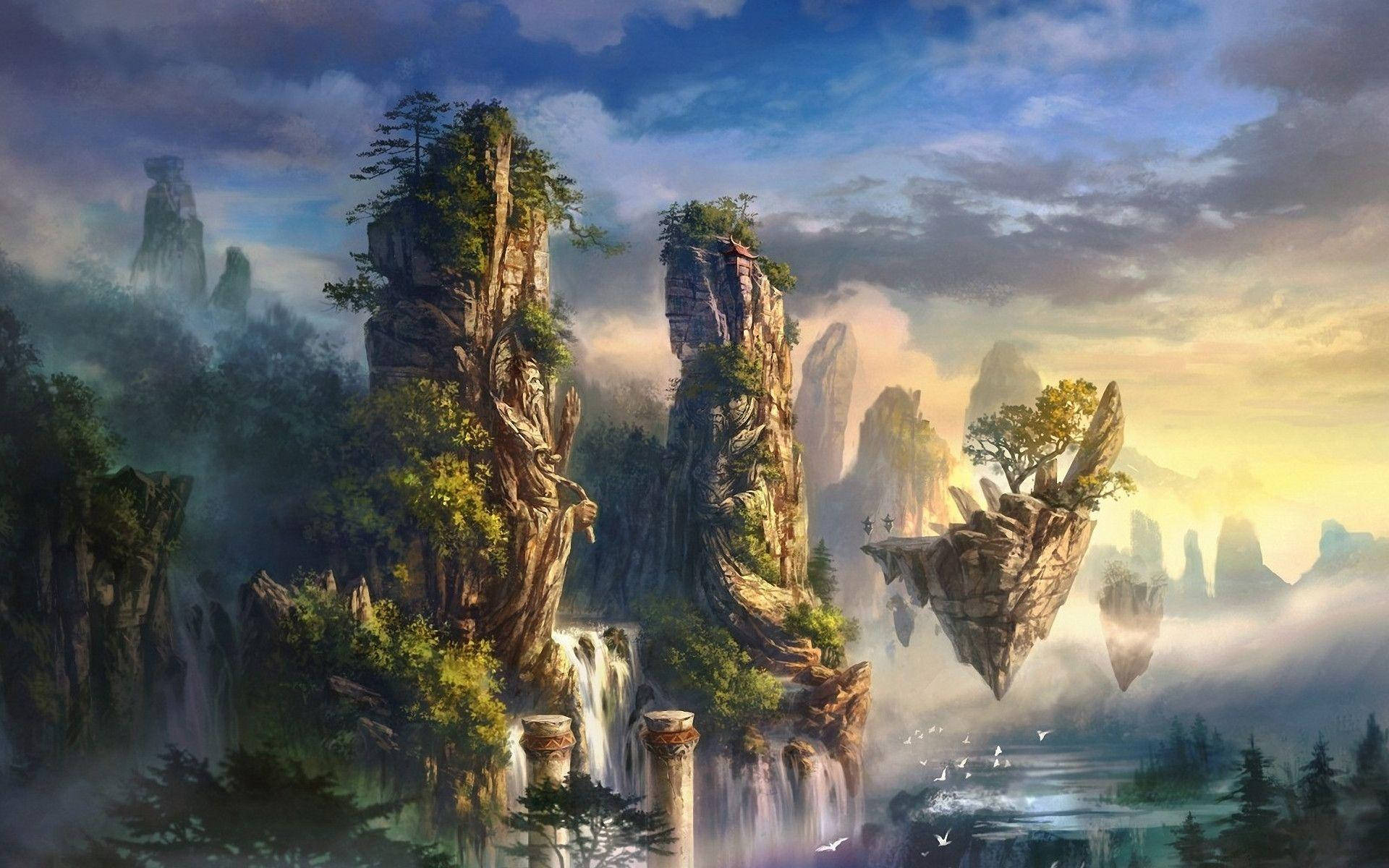 Breathtaking Fantasy World Wallpaper