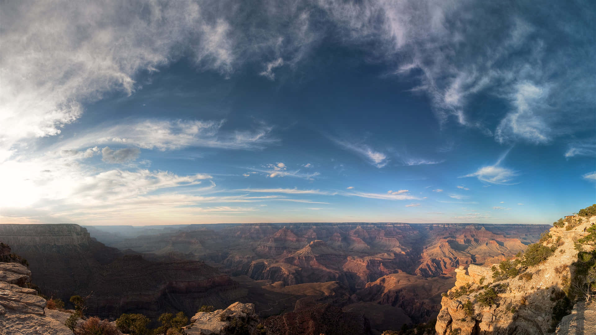 Adembenemende_ Grand_ Canyon_ Zonsondergang_4 K Achtergrond