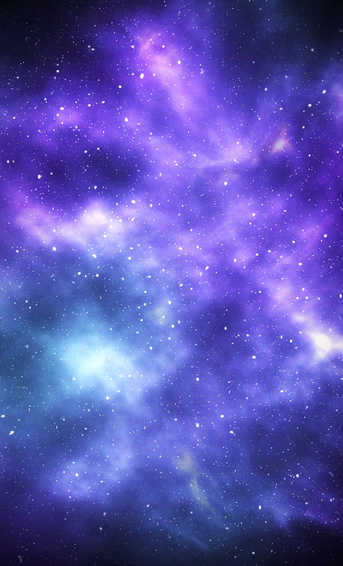 Breathtaking Purple Galaxy Filled With Stars Iphone Wallpaper