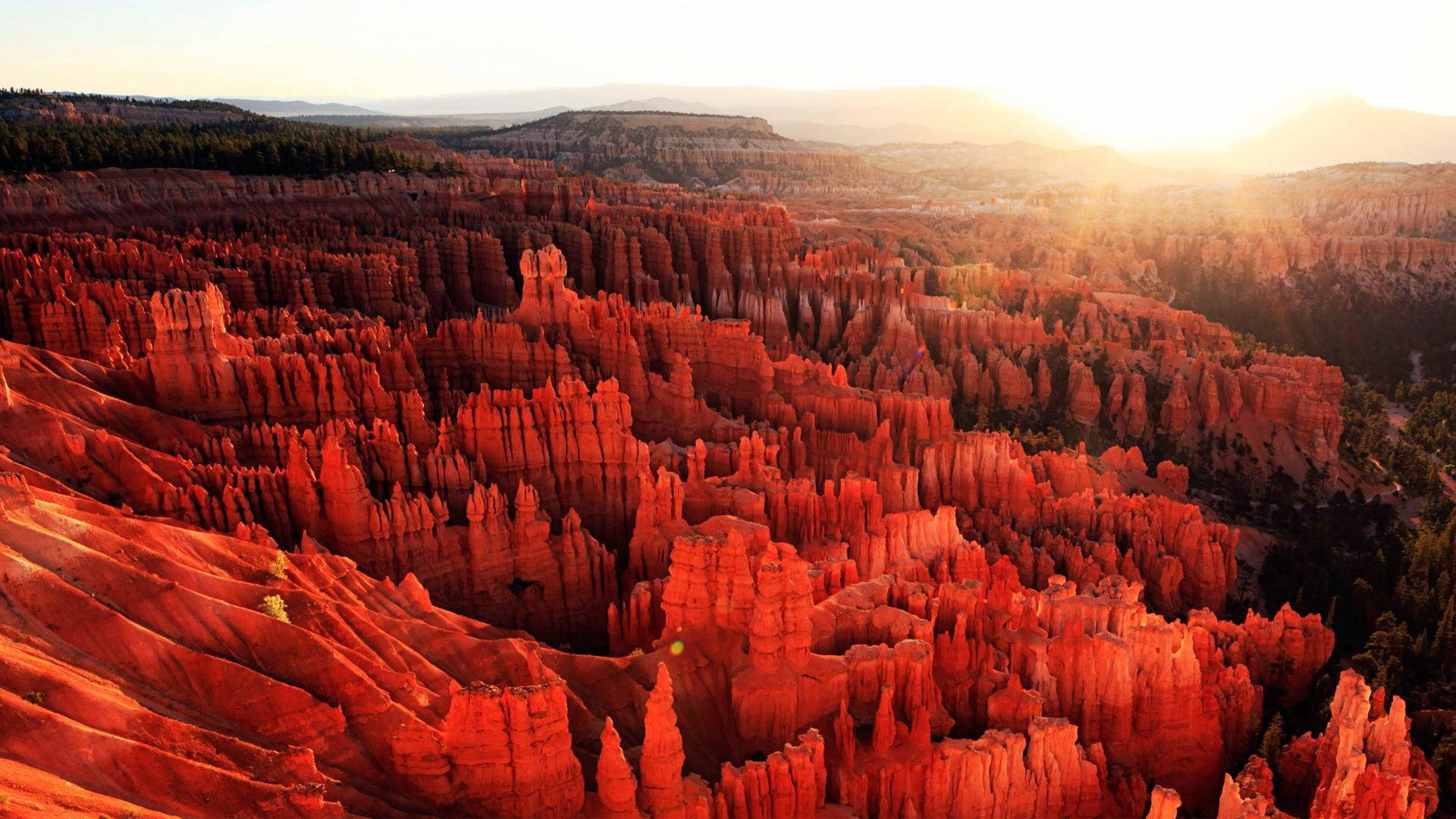Breathtaking Red Rock Formation Landscape Wallpaper