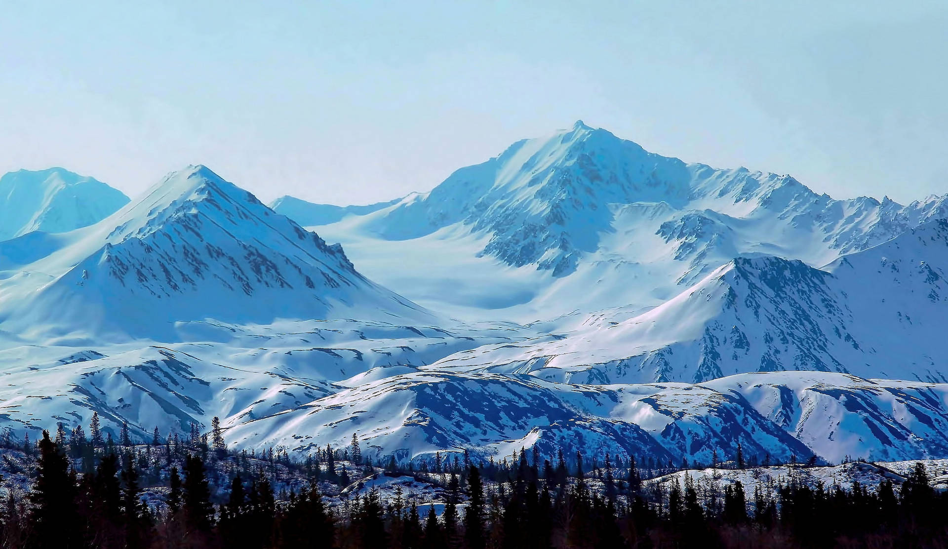 Breathtaking View Of Majestic Hd Mountain Wallpaper