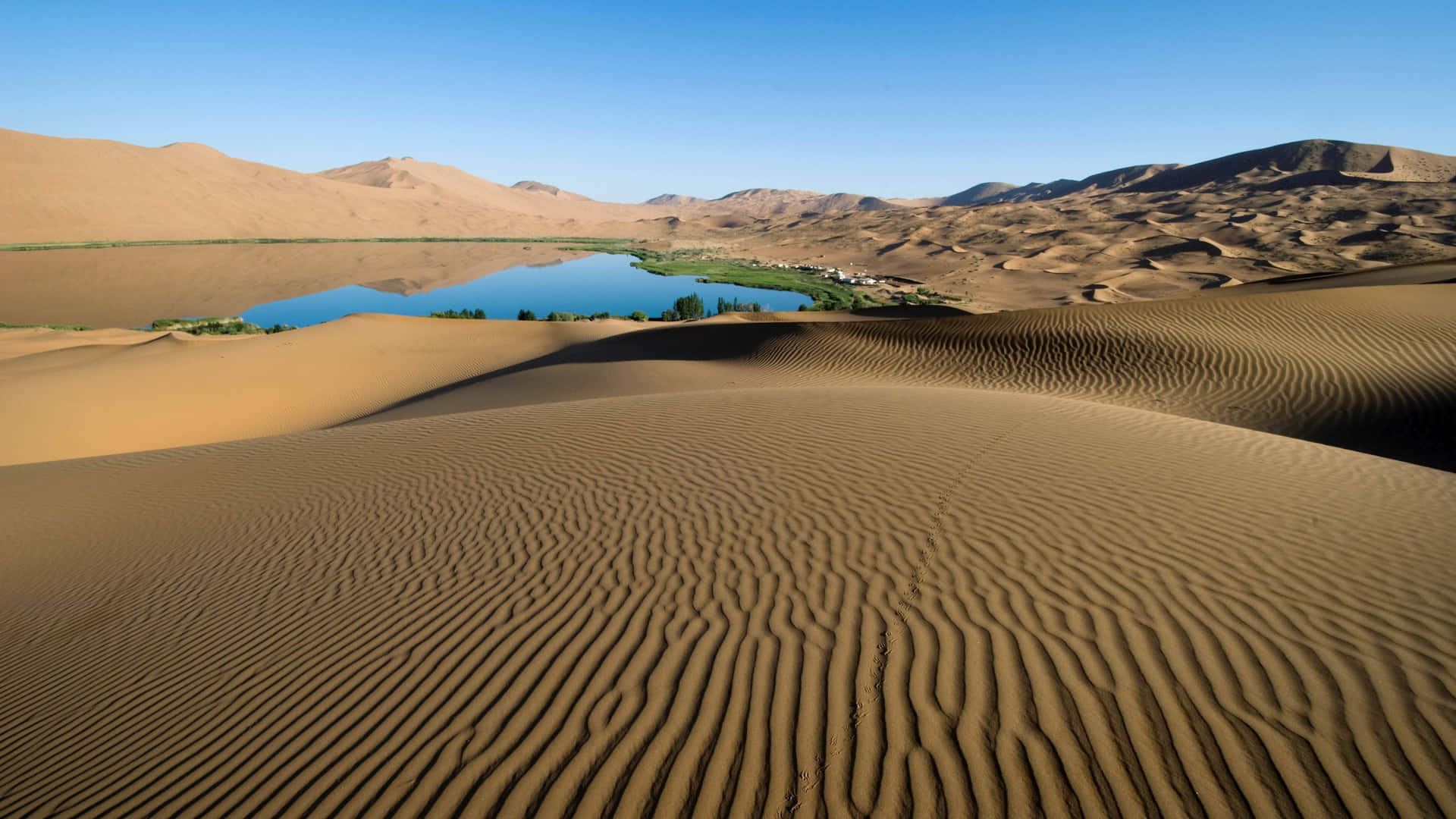 "breathtaking View Of The 4k Desert Landscape" Wallpaper
