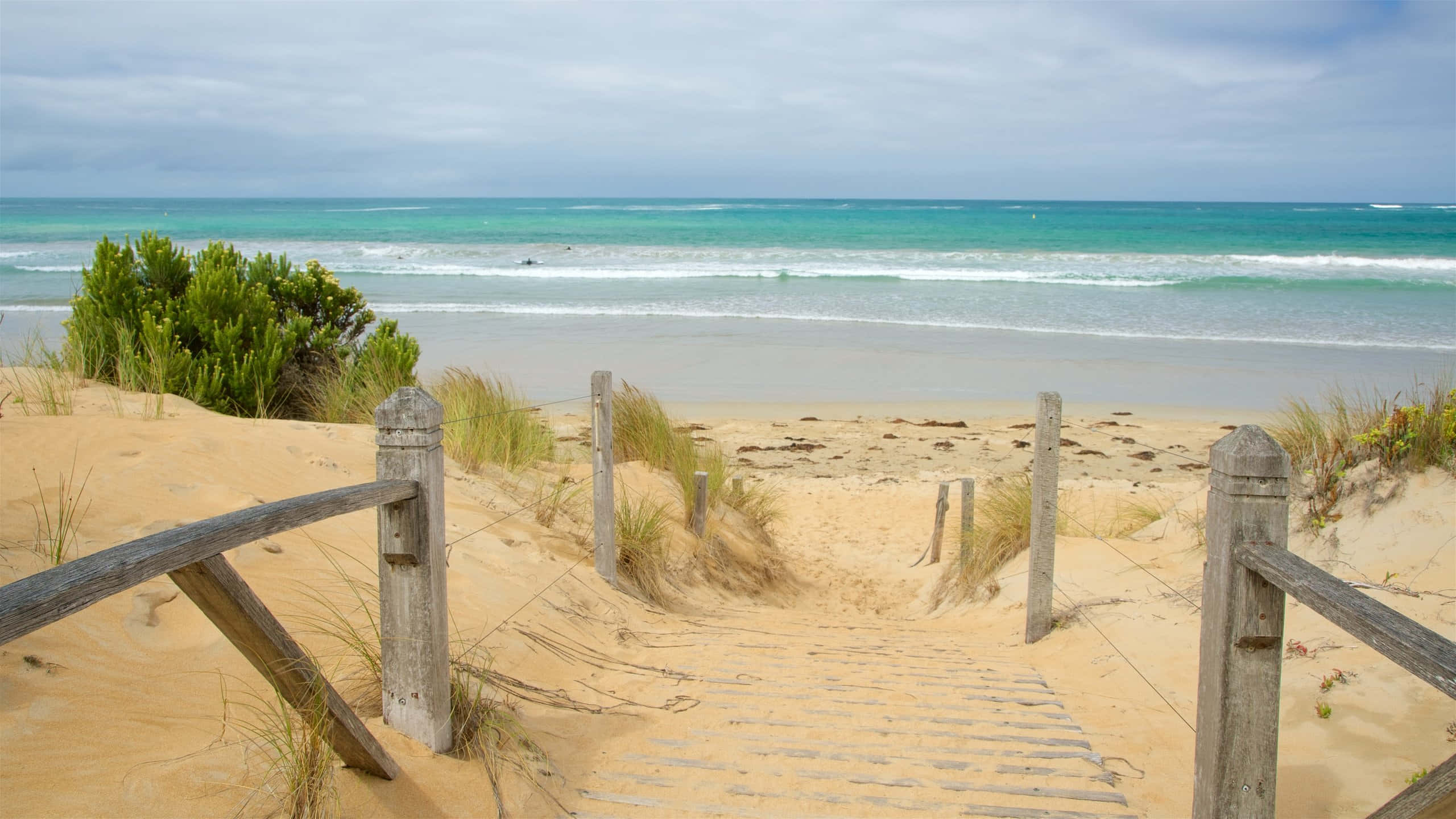 Breathtaking View Of Warrnambool Beach During Sunset Wallpaper