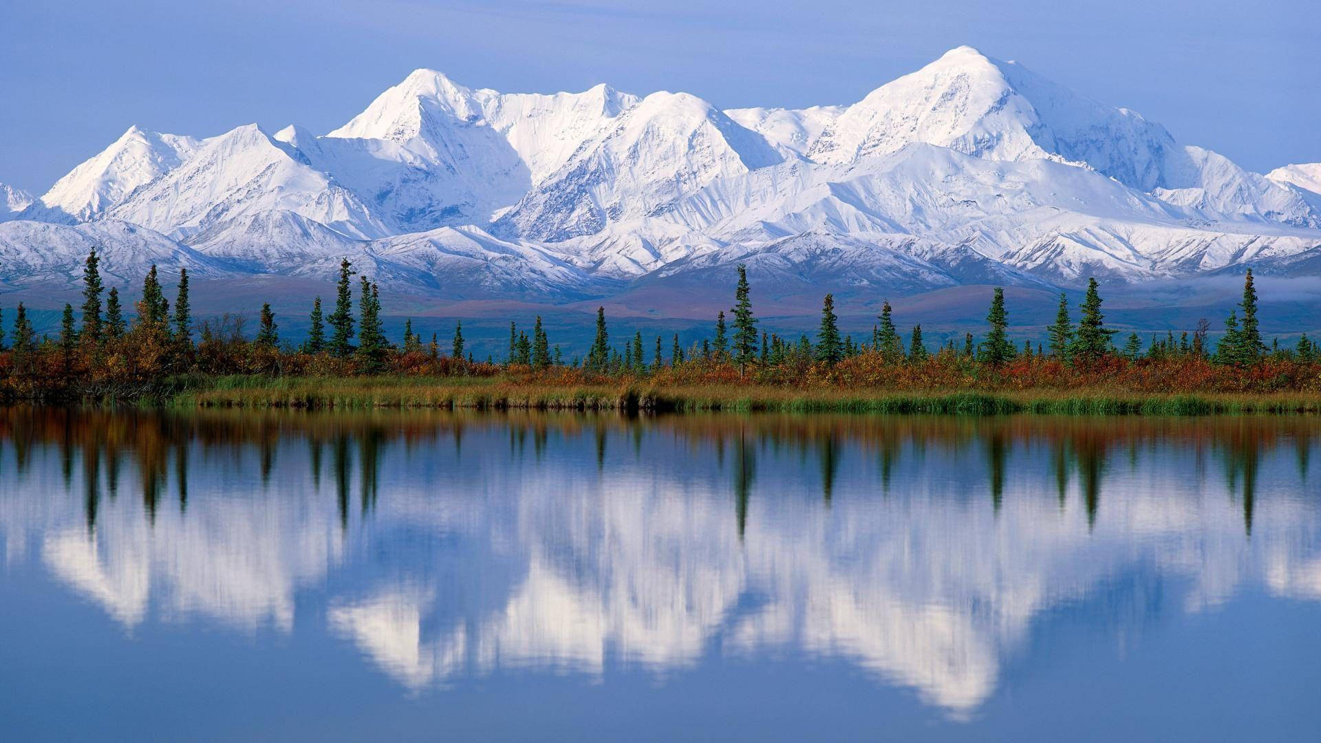 Breathtaking Winter Wonderland In Alaska Wallpaper