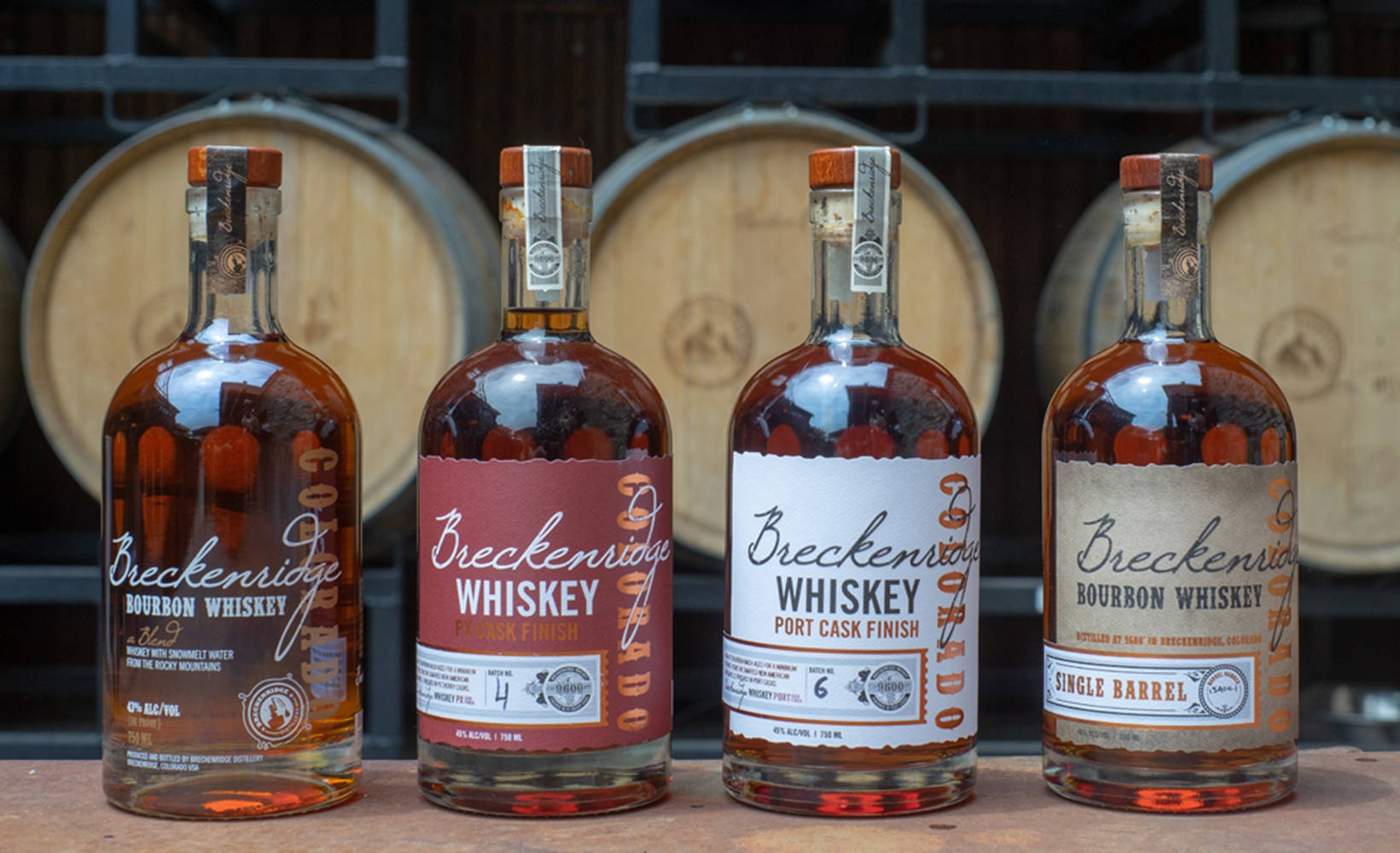 Breckenridge Distillery Whiskey Drinks Barrels Wallpaper