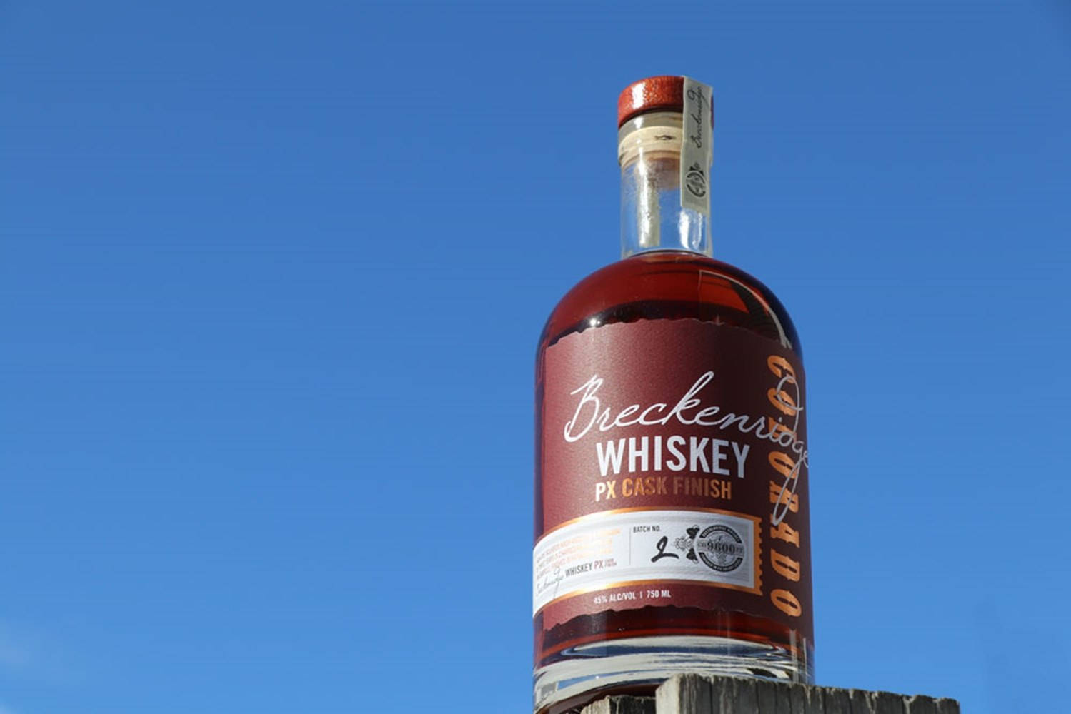 A Bottle of Whiskey from Breckenridge Distillery Wallpaper