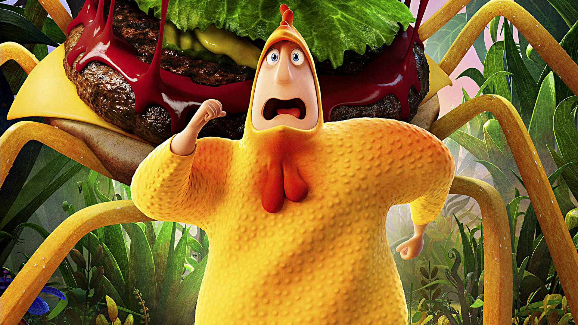 Brent And Cheespider From Cloudy With A Chance Of Meatballs 2 Wallpaper