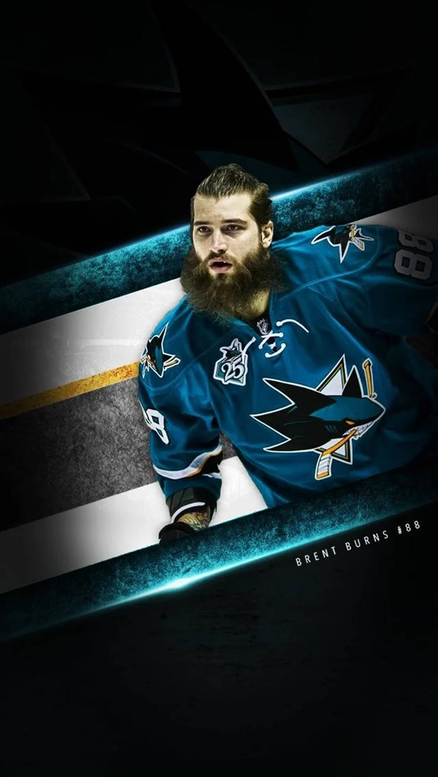 Brent Burns Canadian Ice Hockey Player Wallpaper