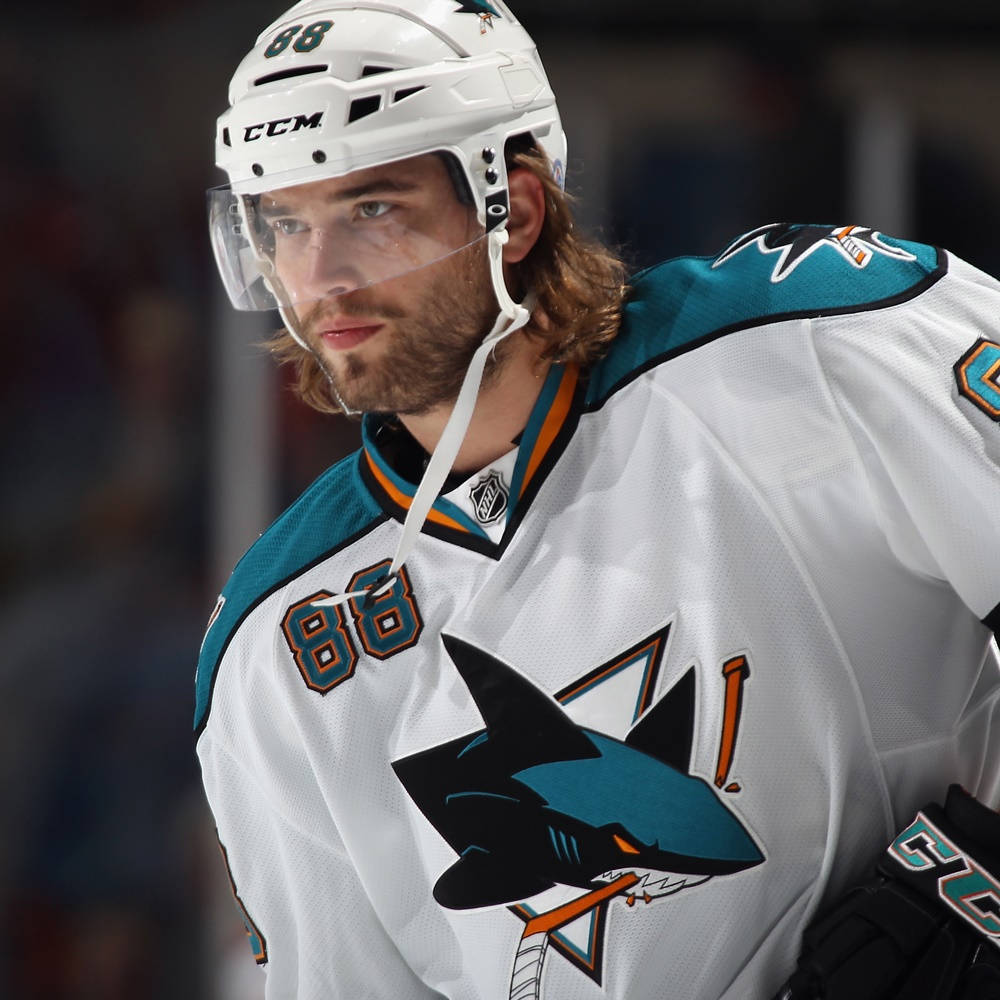 Brent Burns from San Jose Sharks Wallpaper for iPhone 12 Pro