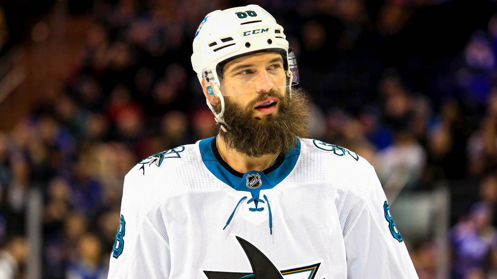 Brent Burns from San Jose Sharks Wallpaper for iPhone 12 Pro