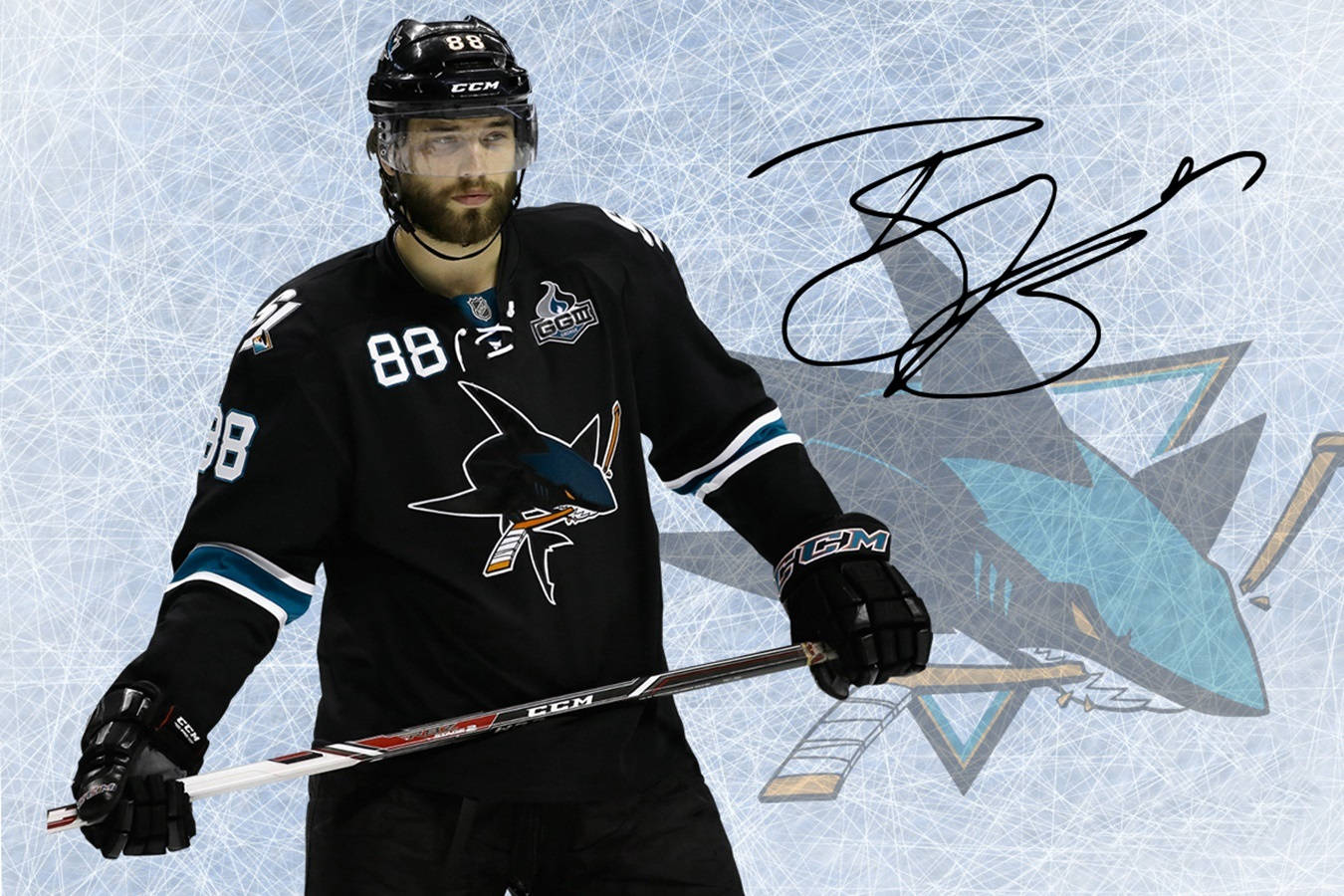 342 Brent Burns Headshot Stock Photos, High-Res Pictures, and