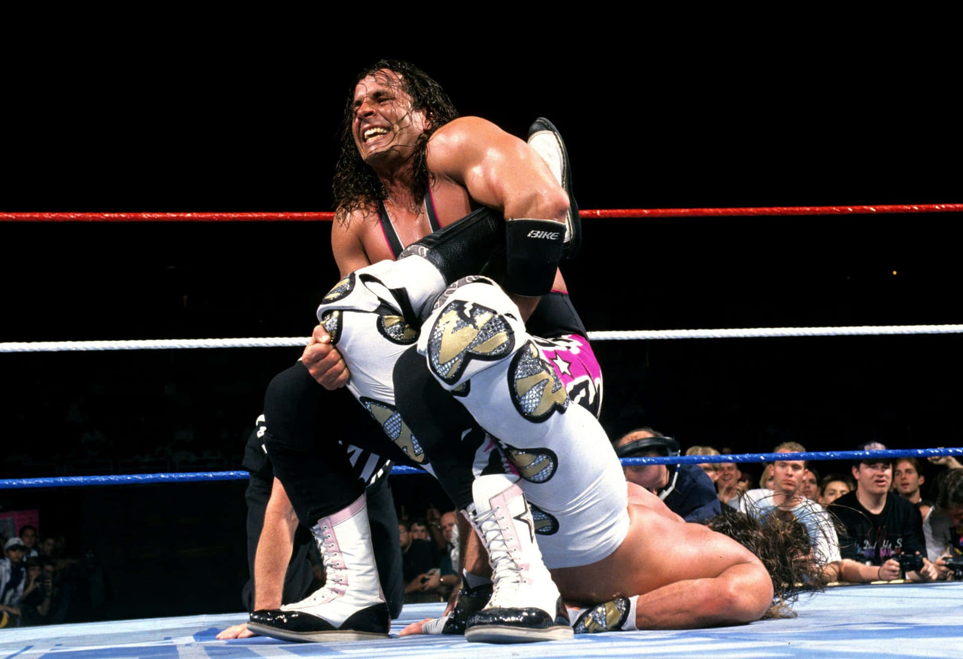 Bret Hart Shawn Michaels Wrestle Mania Wallpaper