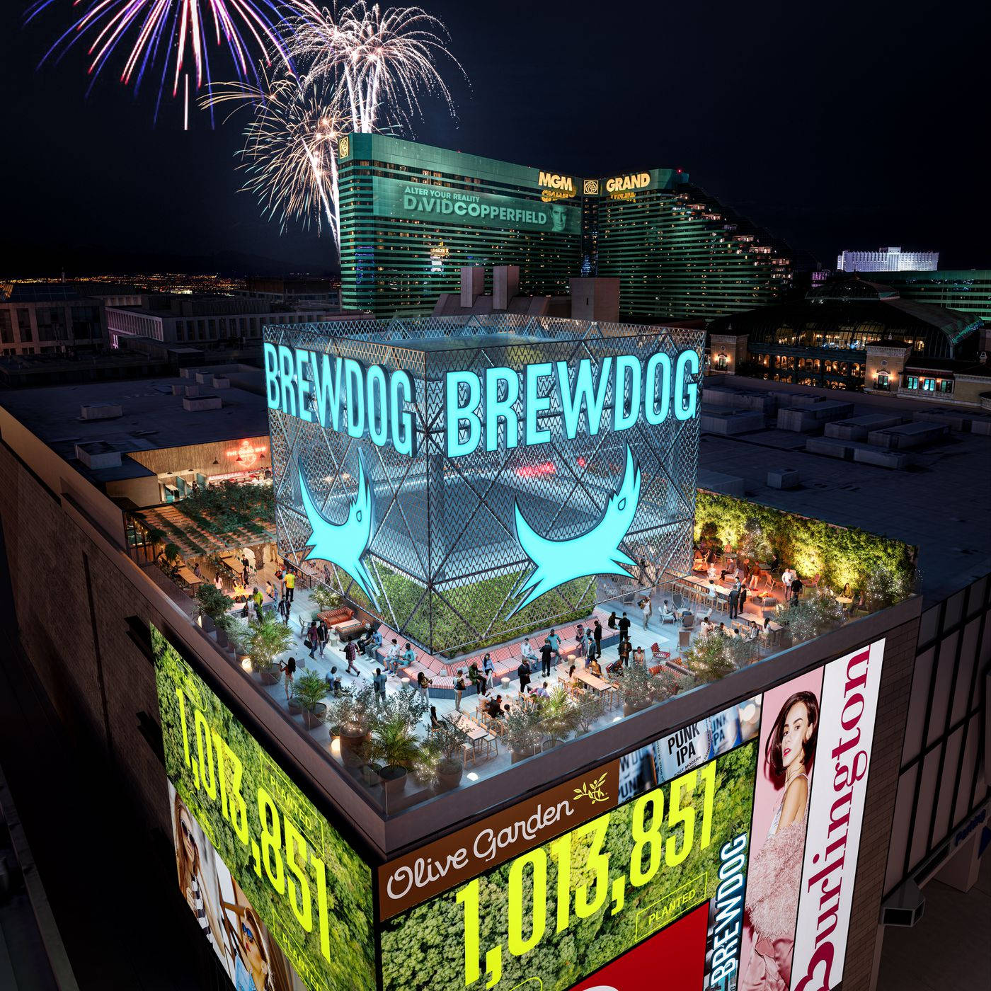 Brewdog Las Vegas Rooftop Bar Wallpaper