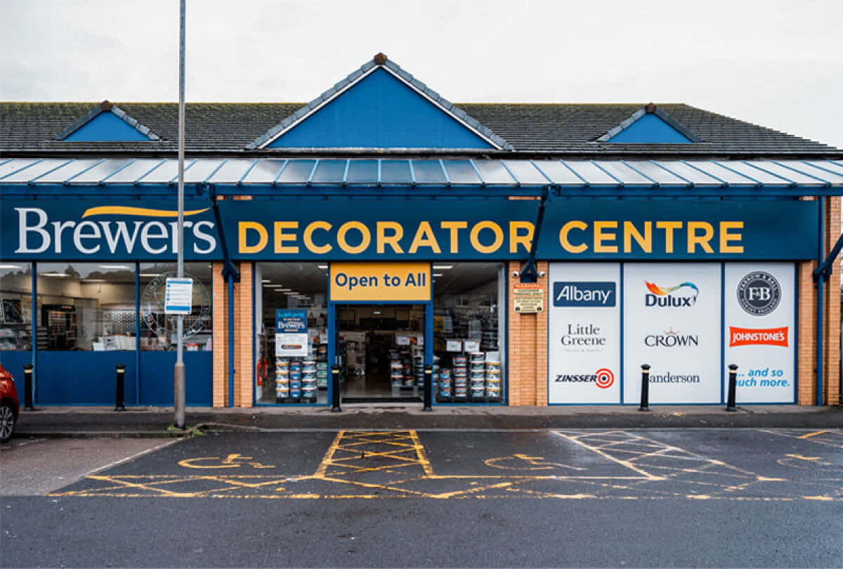 Brewers Decorator Centre Storefront Wallpaper