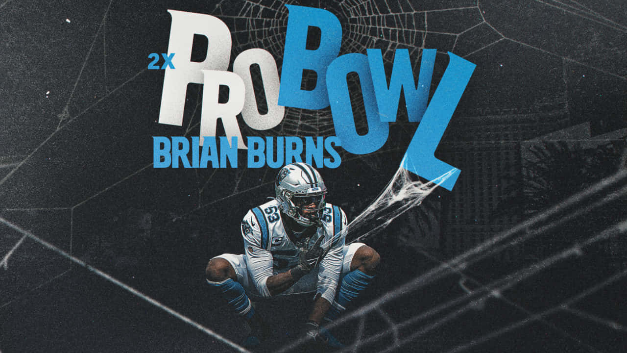 Brian Burns2x Pro Bowl Promotion Wallpaper