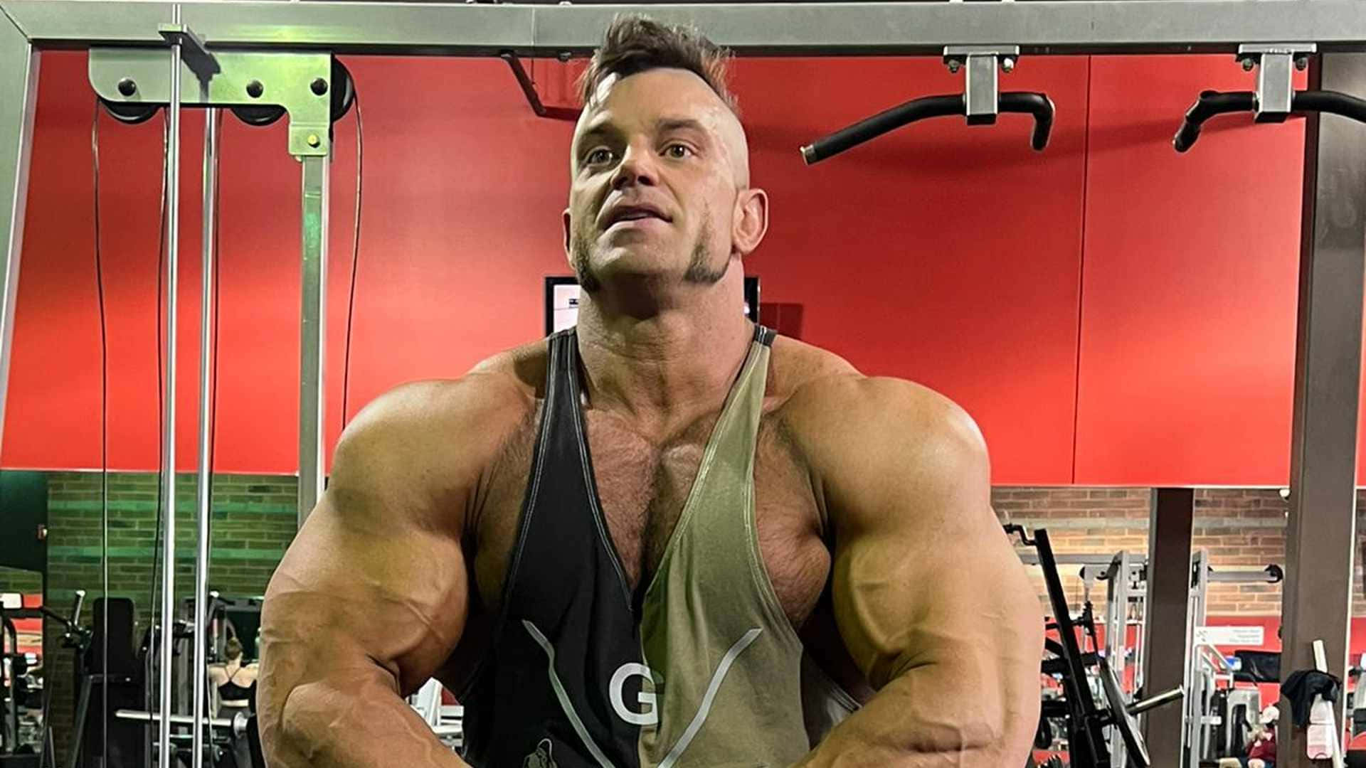 Brian Cage In Gym Wallpaper