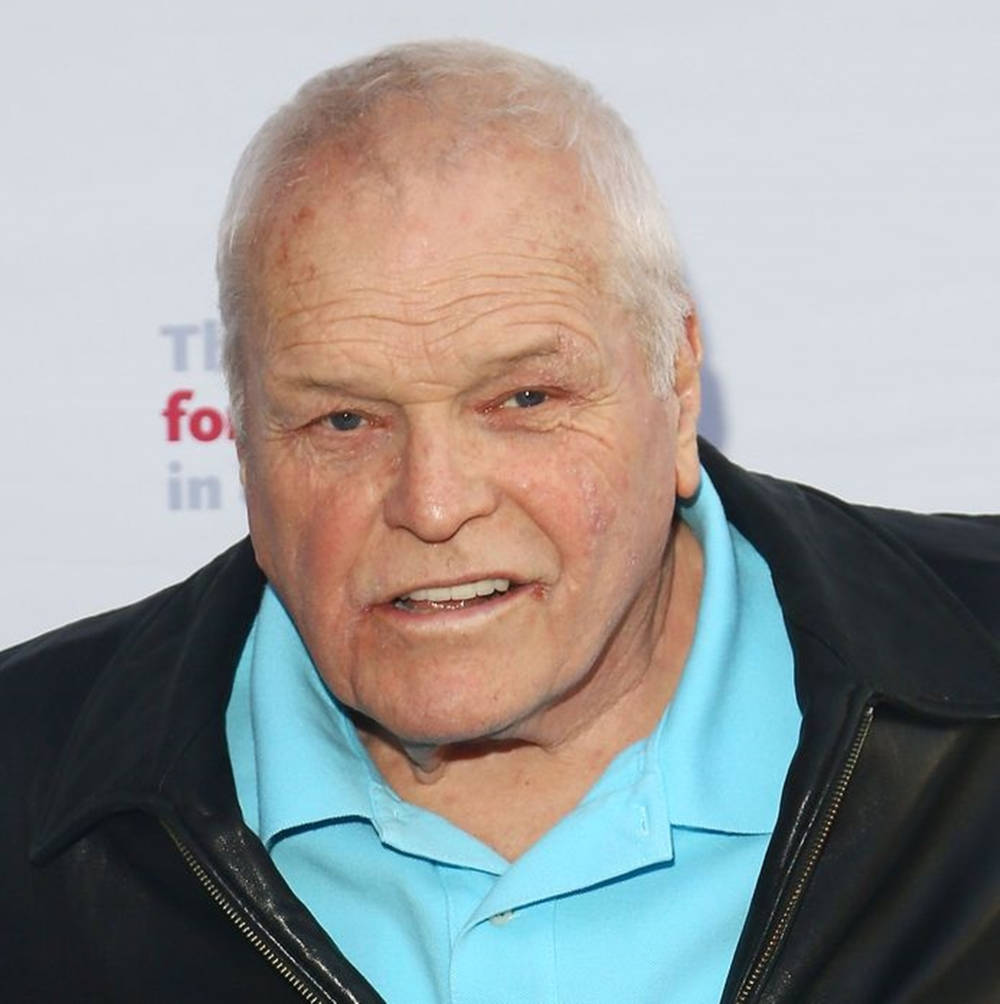Brian Dennehy In Black And Blue Outfit Picture