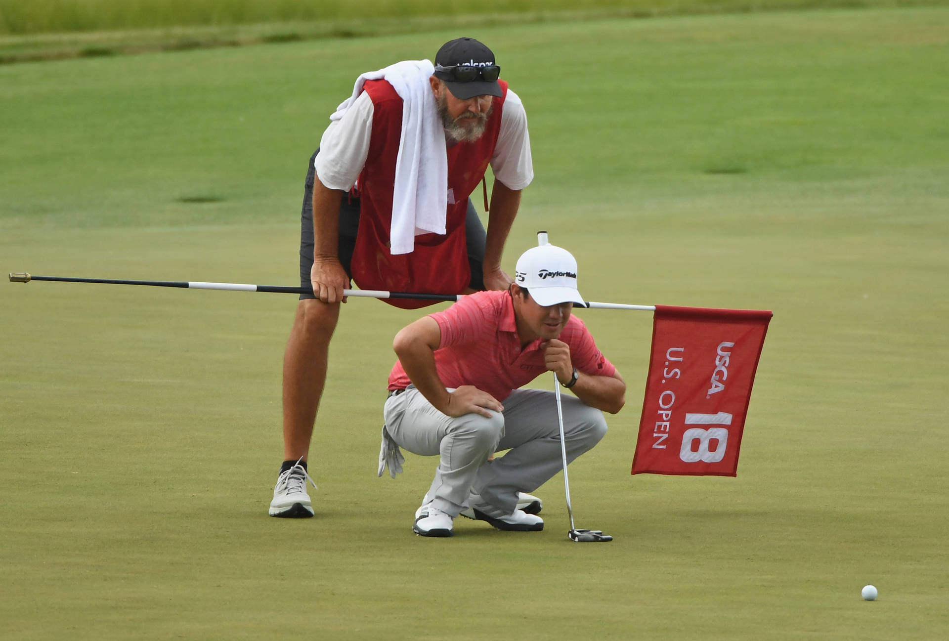 Brian Harman And Caddy Scott Tway Picture