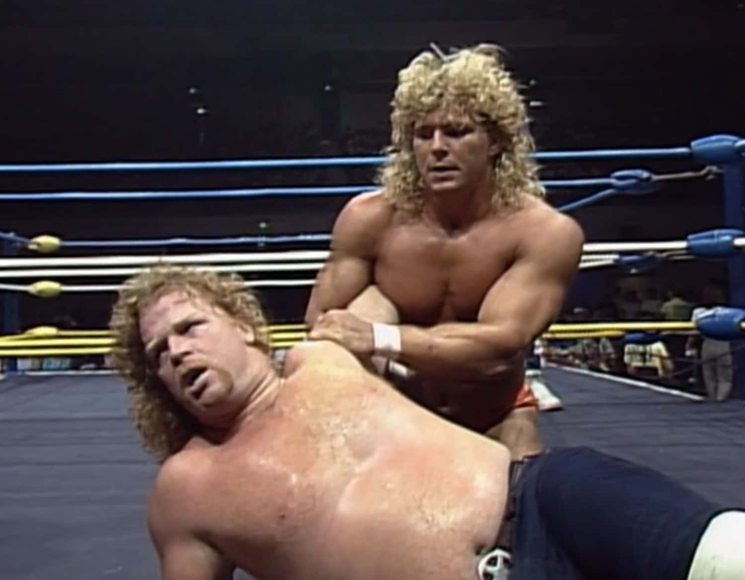 Brian Pillman And Bill Irwin In Action Wallpaper