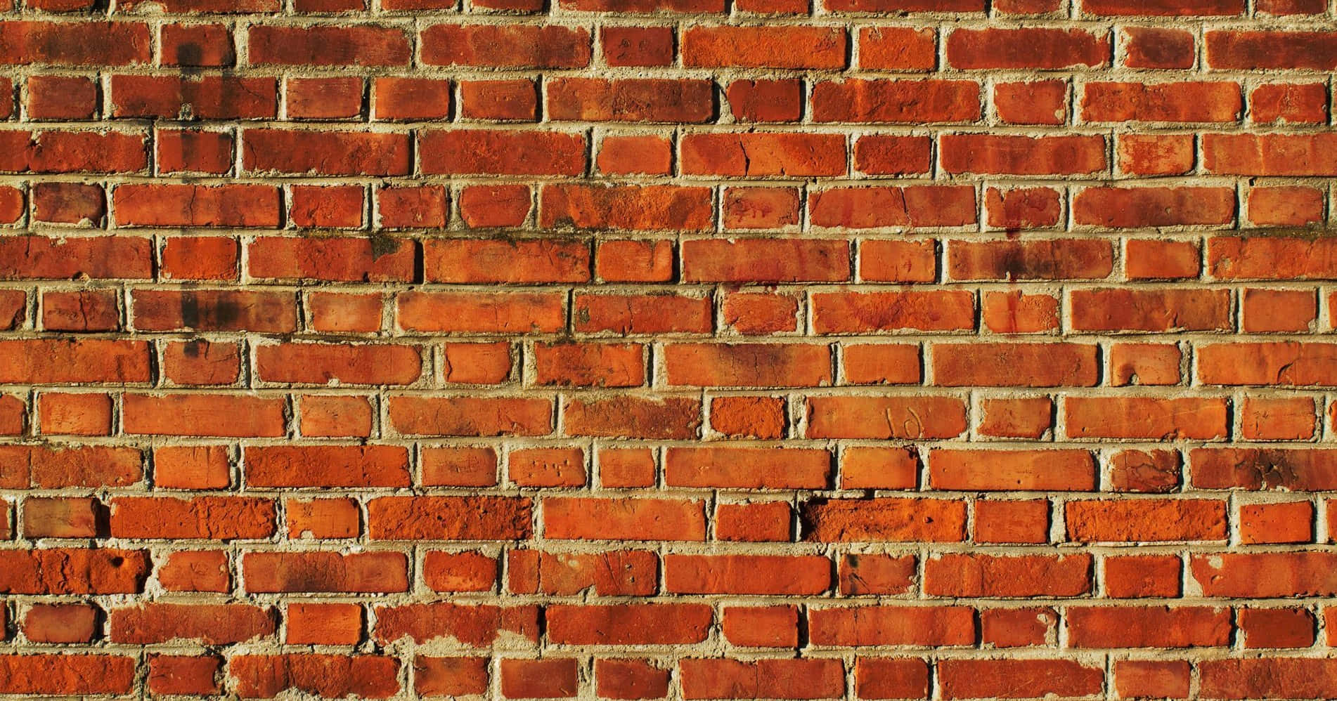 Brick background with textured grout lines