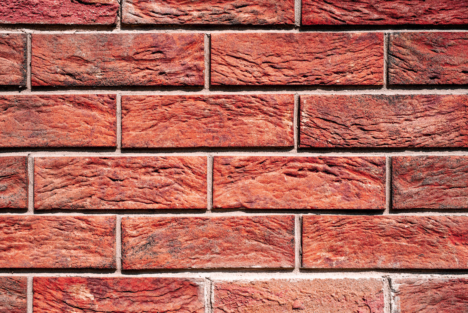 Brick Rød Skærm Wallpaper