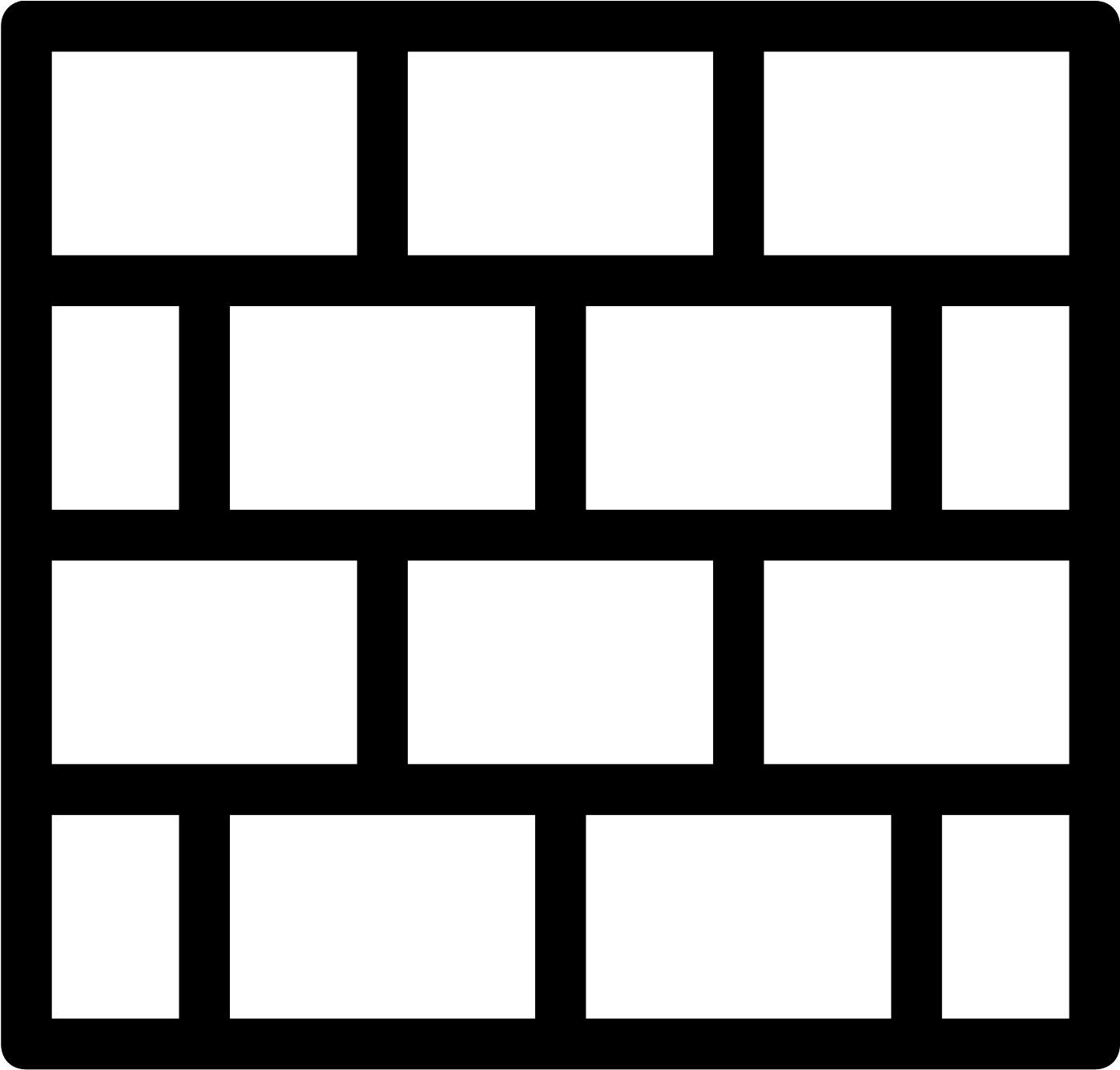 Brick Wall Pattern Texture PNG — Solid black background with no visible elements or details.