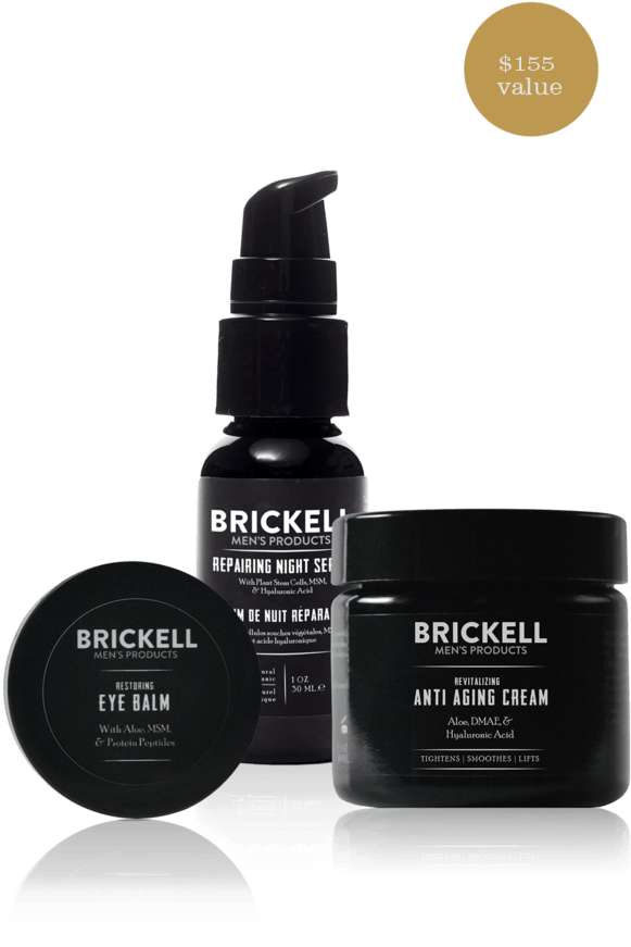 Brickell Mens Skincare Products PNG