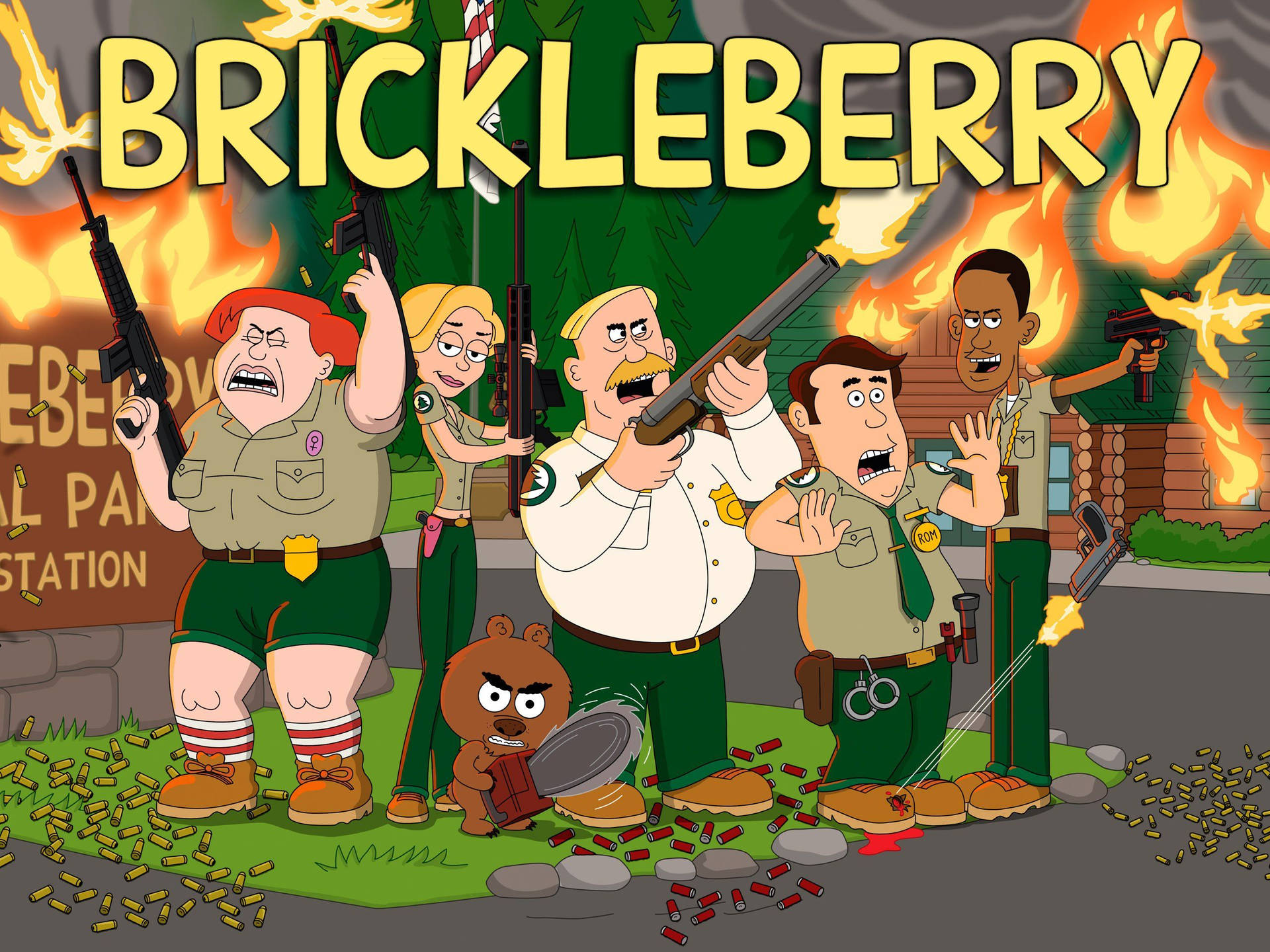 Brickleberry Angry Wallpaper
