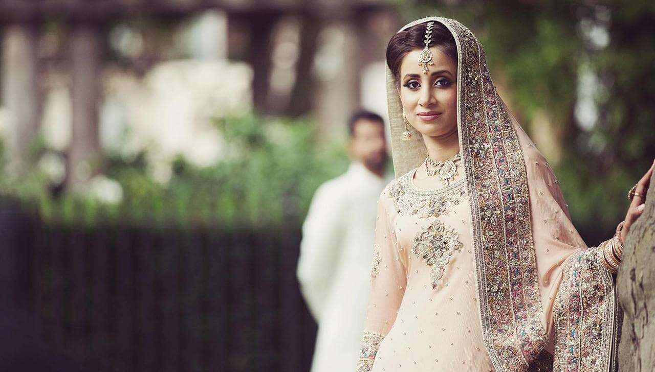 Elegant Bridal Background with Stunning Apparel