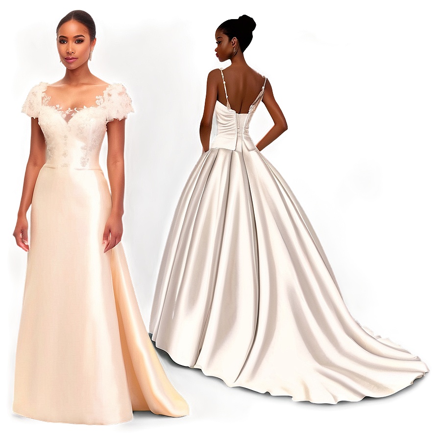 Bridal Gowns And Accessories Png Pfl72 PNG