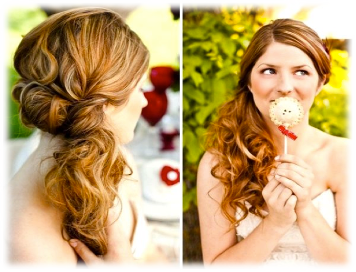 Bridal Hairstyleand Playful Expression PNG