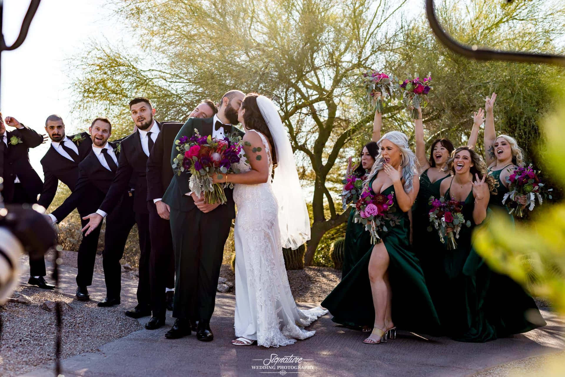 Intimate Bridal Party Pictures