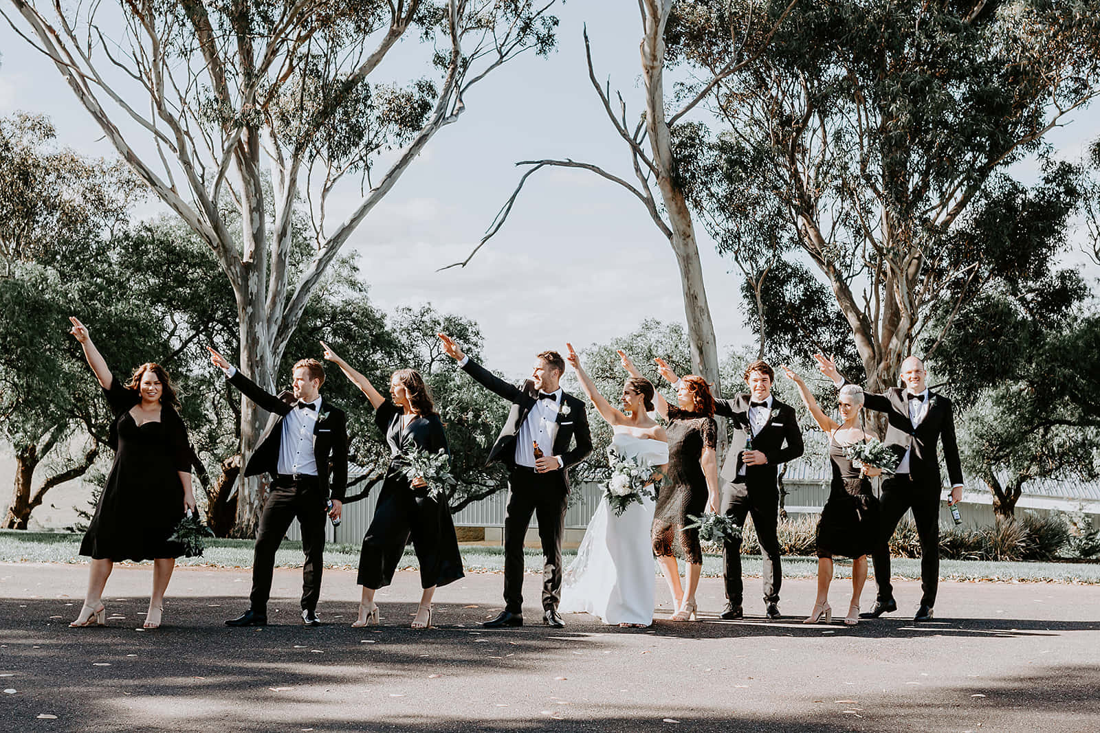 Dancing Bridal Party Pictures