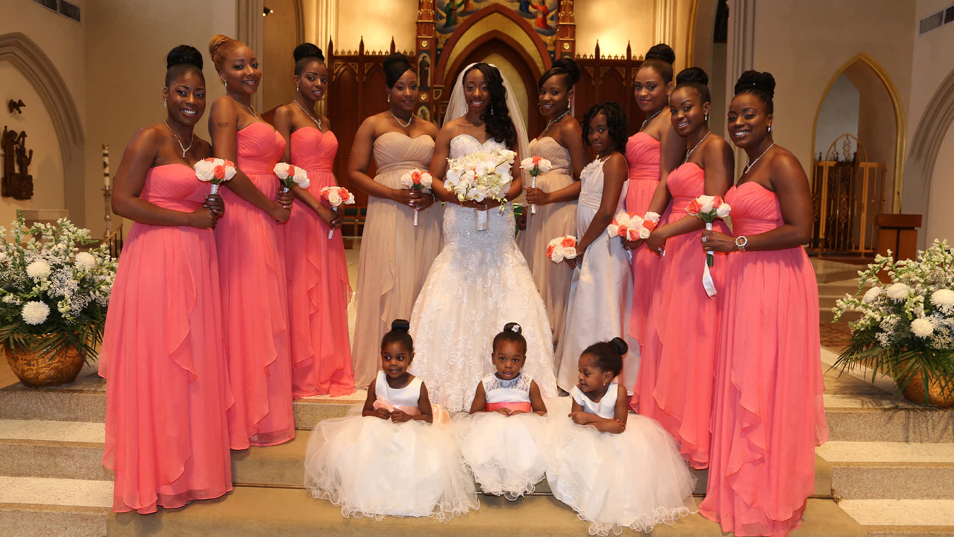 Bridal Party With Kids Pictures