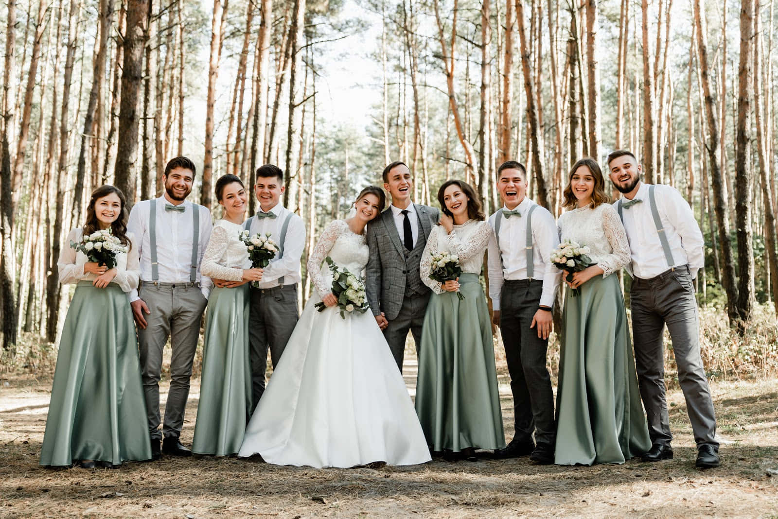 Forest Bridal Party Pictures