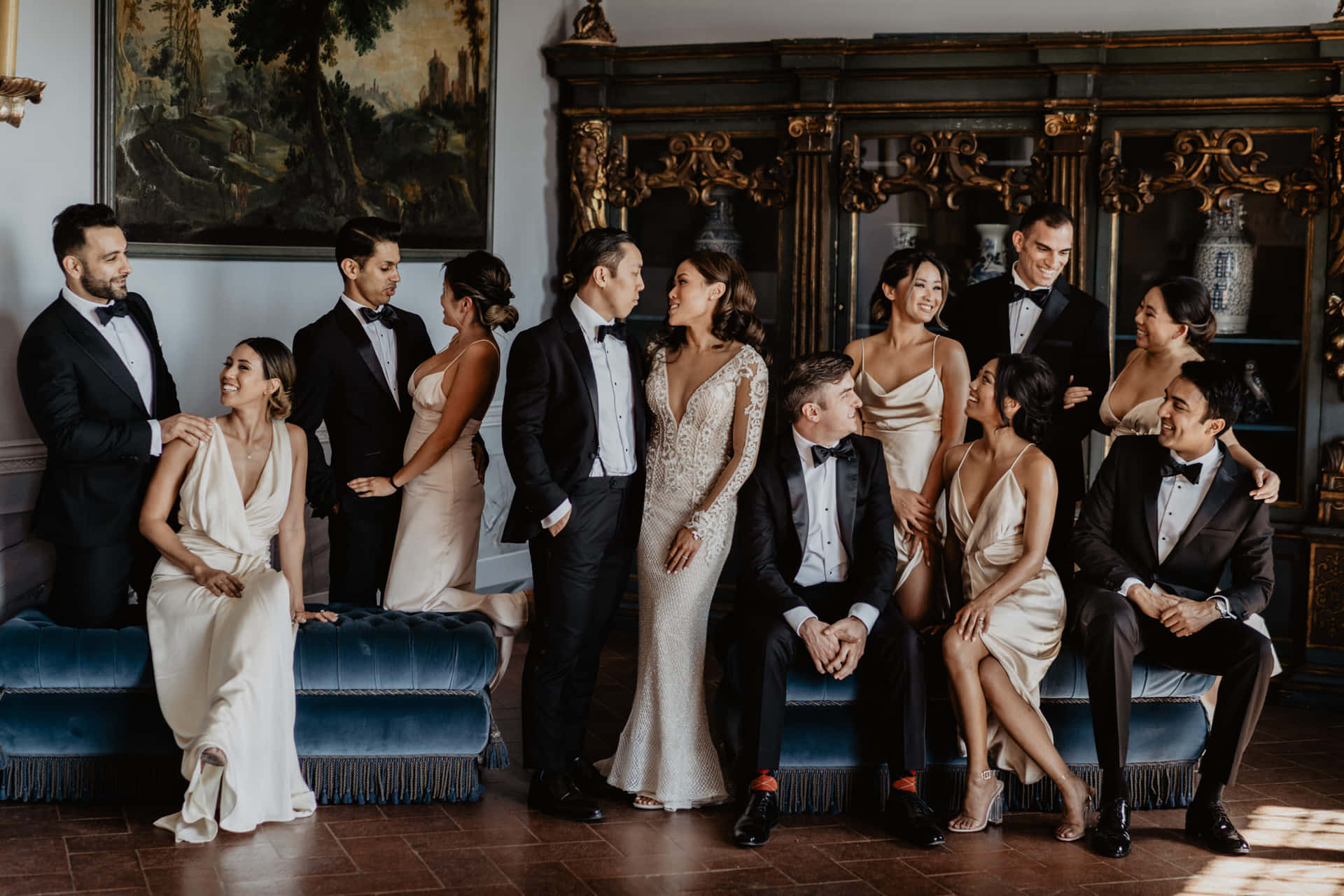 Classic Bridal Party Pictures