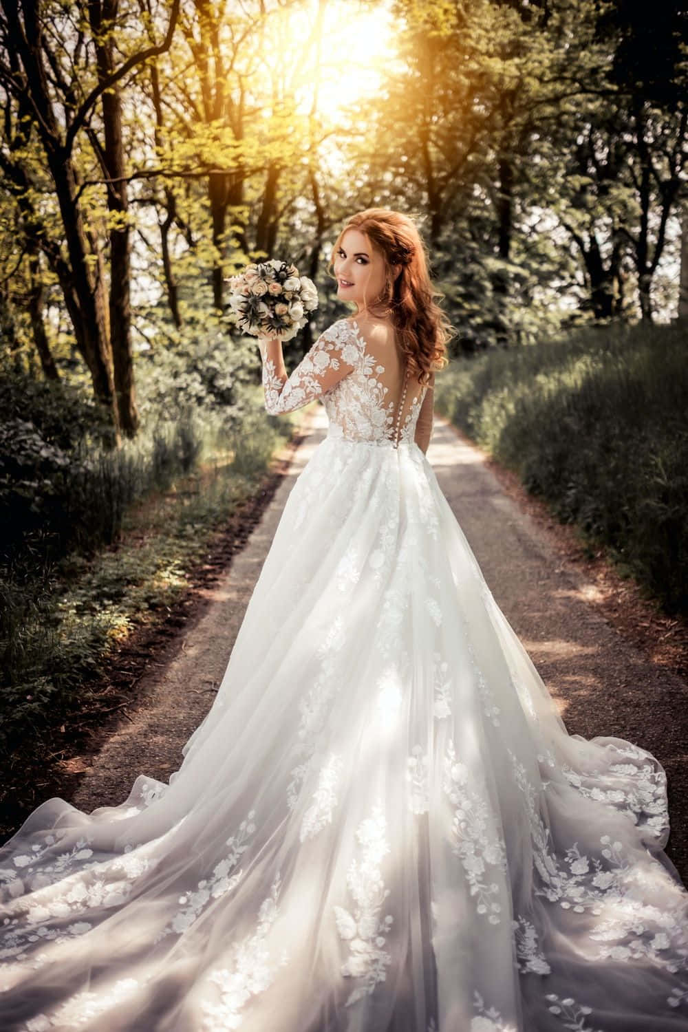 Beautiful Bridal Gown Picture