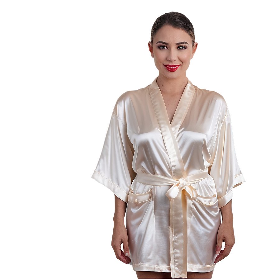 Bridal Satin Robe Png Gde PNG