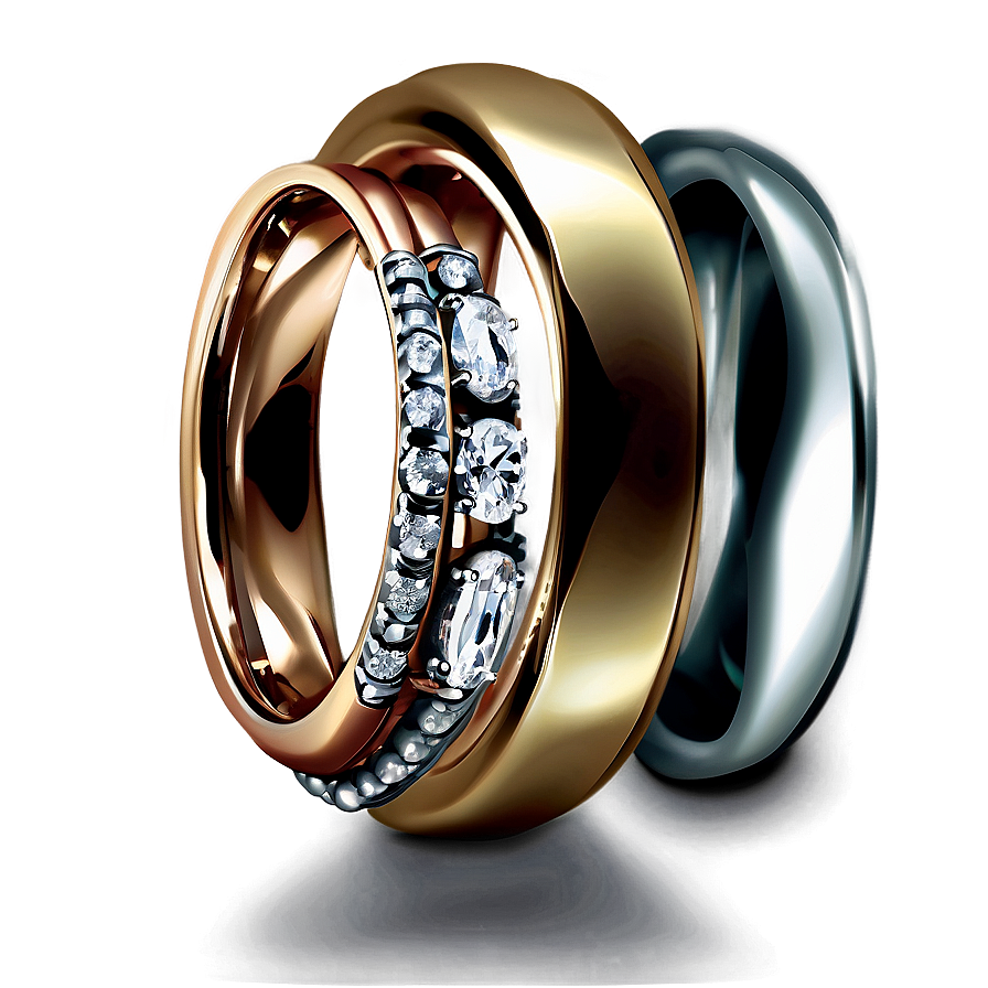 Bridal Set Rings Png Wpf PNG