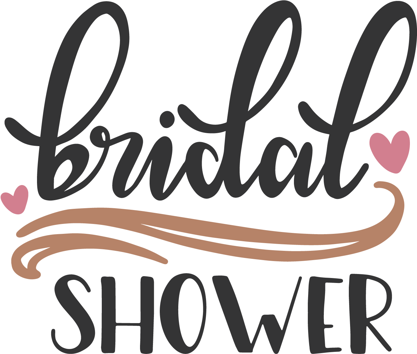 Download Bridal Shower Calligraphy | Wallpapers.com