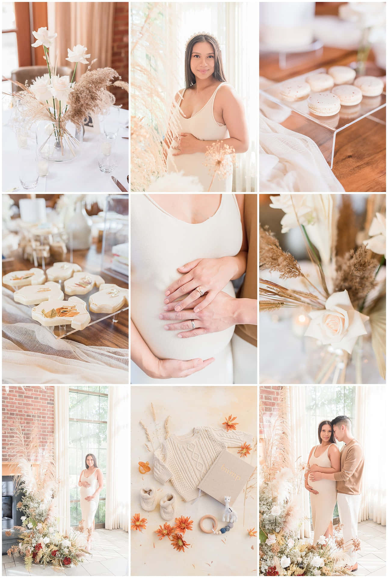 Maternity And Bridal Shower Collage Picture