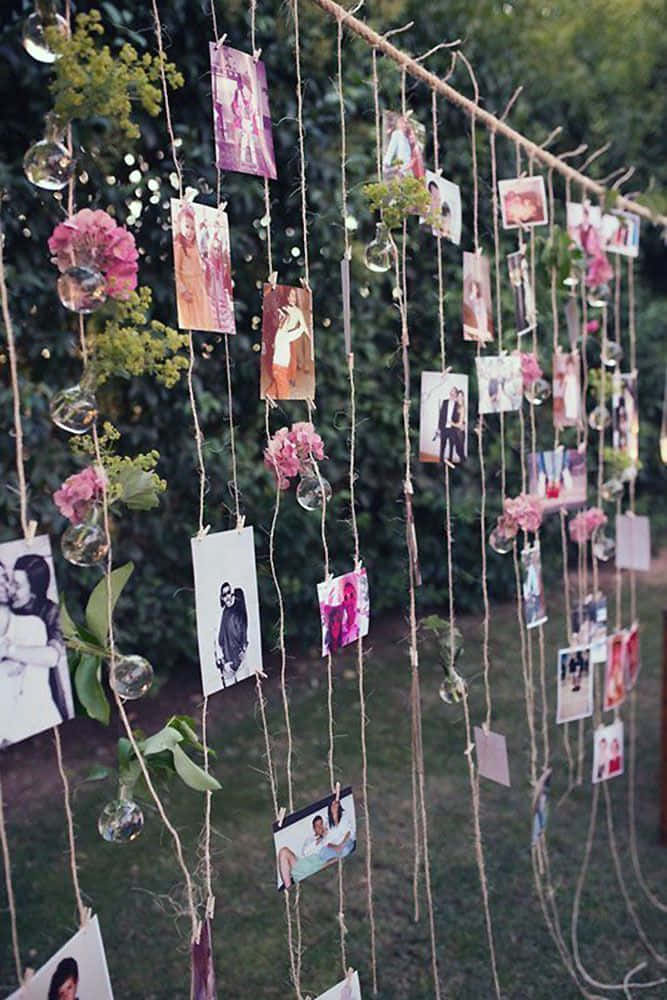 Bridal Shower Hanging Photos Picture
