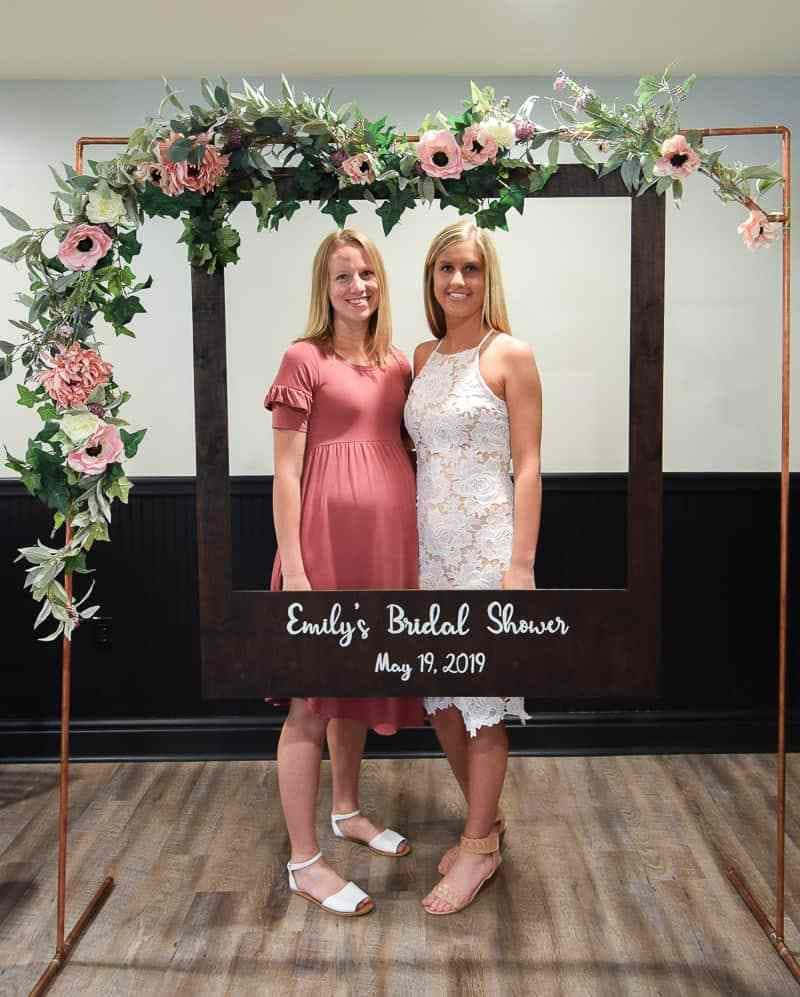 Tvåkvinnor, Emily's Bridal Shower Photobooth Bild