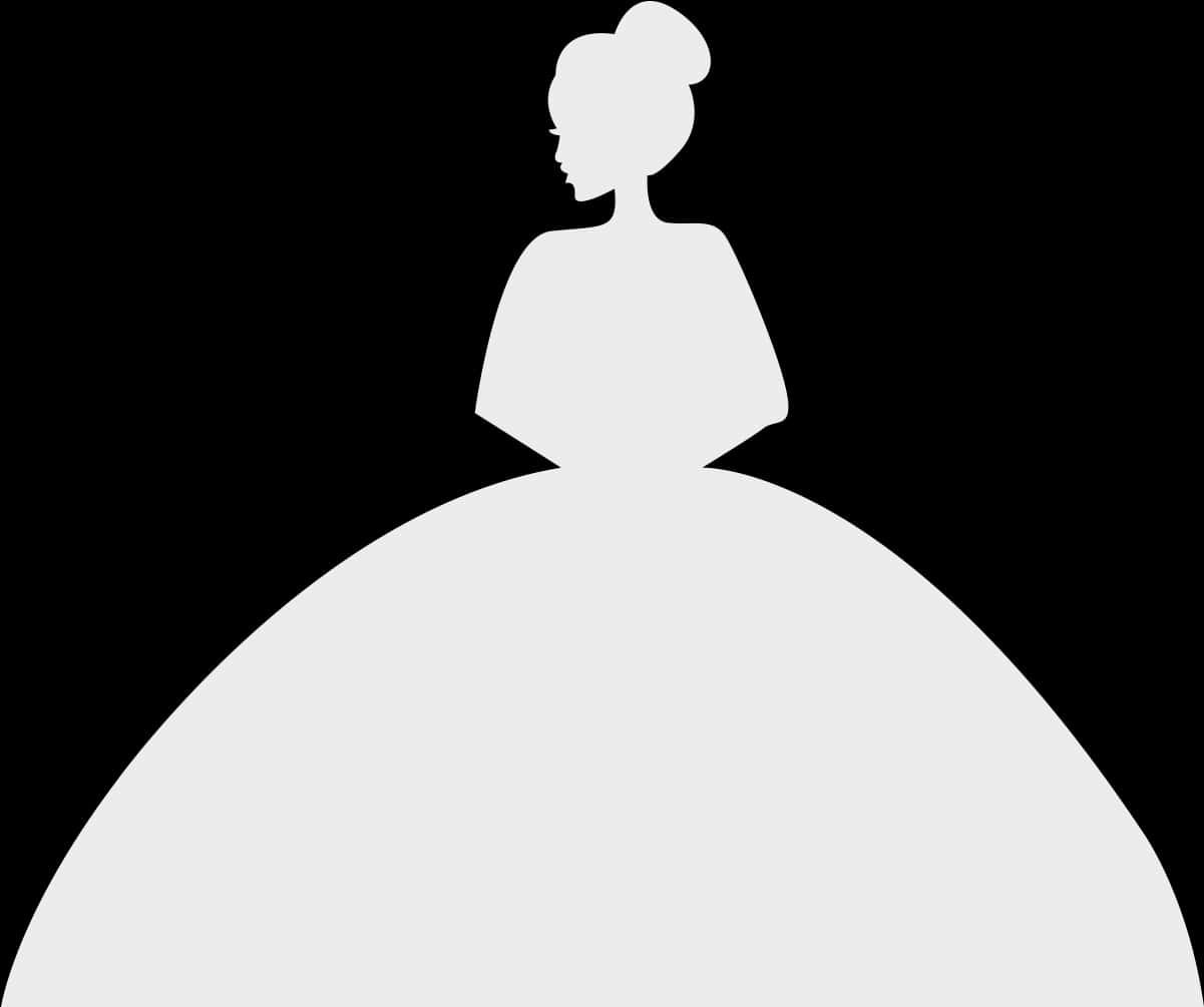 Bride Silhouette Clipart PNG